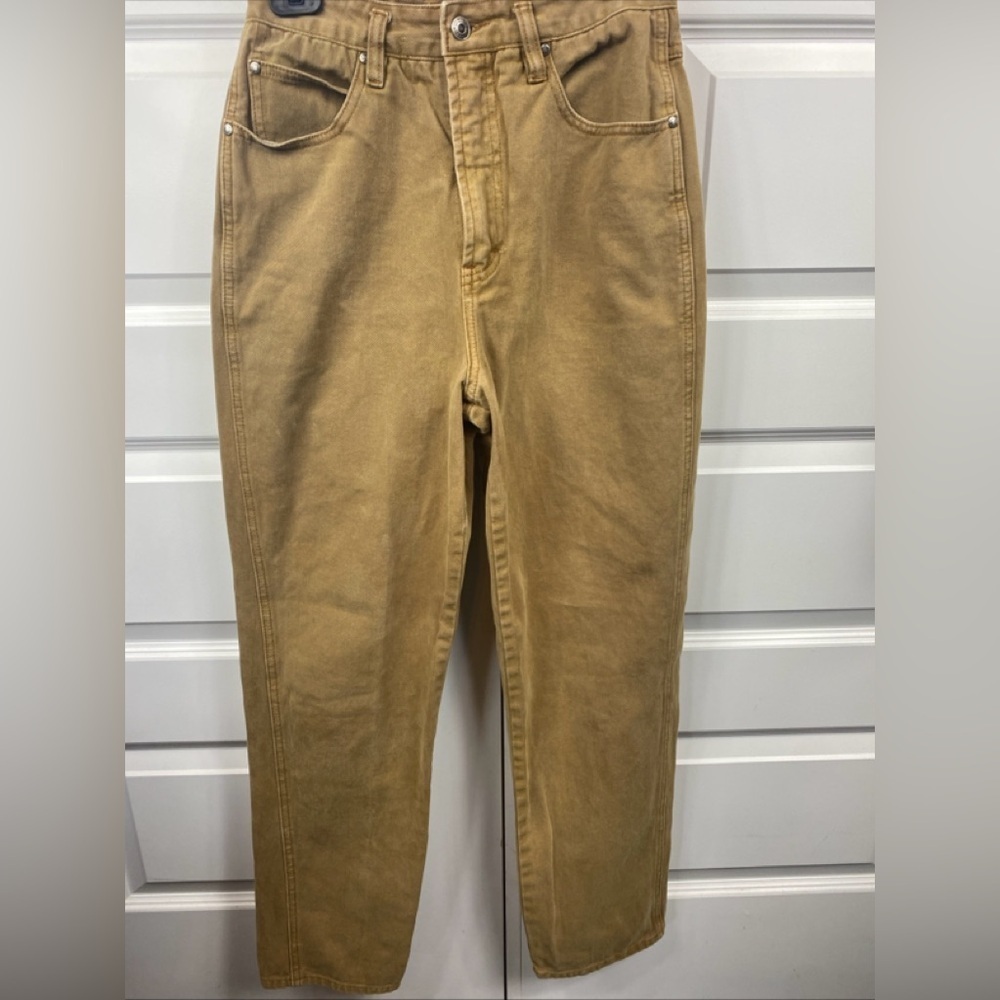 Vintage Union Bay Jeans Y2K High Rise Mustard  11/12 Style# 34J548 RN 5037